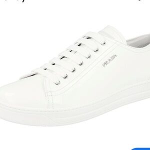 Prada Luxury  Patent Downtown Sneakers